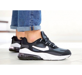 Купить Мужские кроссовки Nike Air Max 270 React серые с черным