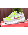 Купить Чоловічі кросівки Nike Air Max 270 React сірі с неоново-салатовым