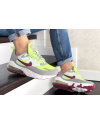 Купить Чоловічі кросівки Nike Air Max 270 React сірі с неоново-салатовым