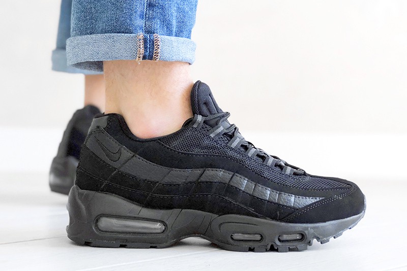 Mens nike air discount max 95 black