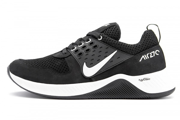 Мужские кроссовки Nike Air Max черные с белым