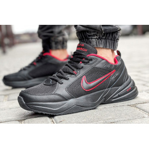 Чоловічі кросівки Nike Air Monarch IV black-red (чорні з червоним)