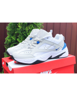 Мужские кроссовки Nike M2K Tekno серые с белым