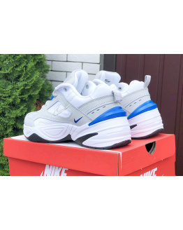 Мужские кроссовки Nike M2K Tekno серые с белым
