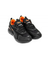 Купить Мужские кроссовки Puma черные с оранжевым