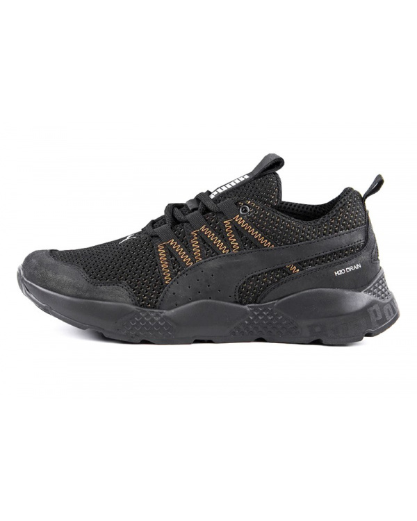 Мужские кроссовки Puma H20 Drain черные с хаки (black/khaki)
