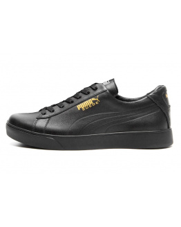 Мужские кроссовки Puma Suede черные (black)