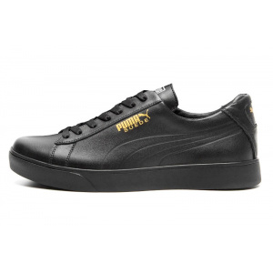 Мужские кроссовки Puma Suede черные (black)