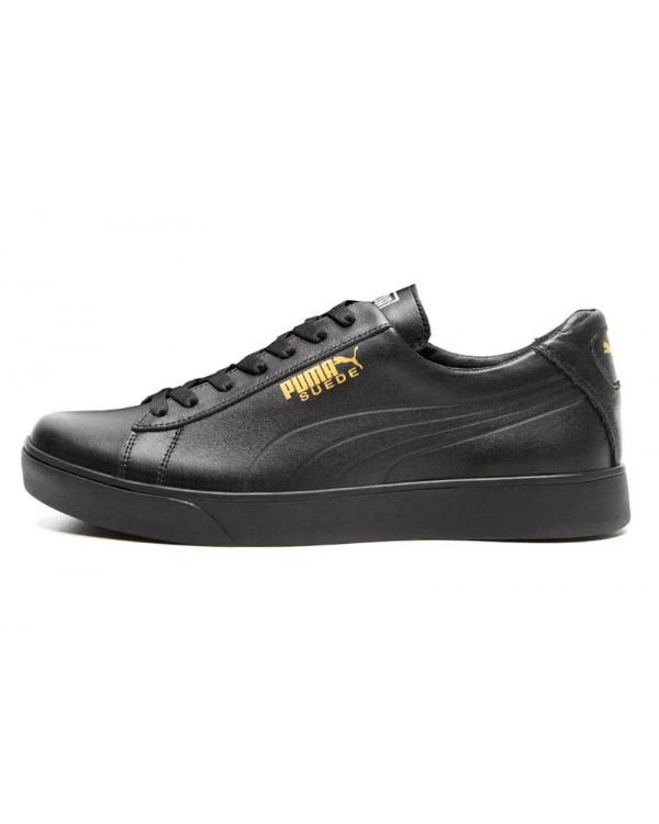 Мужские кроссовки Puma Suede черные (black)