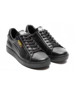 Мужские кроссовки Puma Suede черные (black)