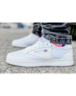 Мужские кроссовки Reebok Club C 85 белые