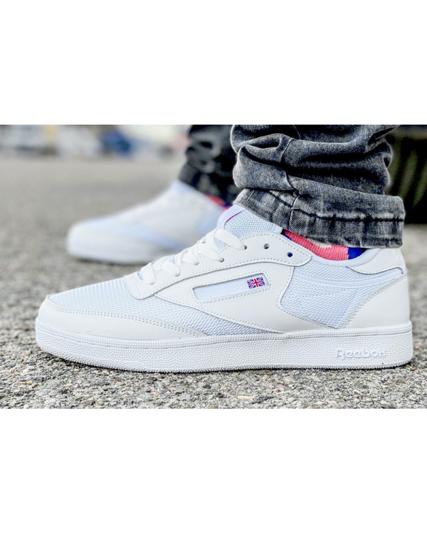 Мужские кроссовки Reebok Club C 85 белые