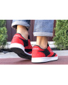Купить Мужские кроссовки Reebok Club C 85 красные с черным