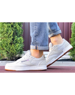 Мужские кроссовки Reebok Club C 85 счетло-серые