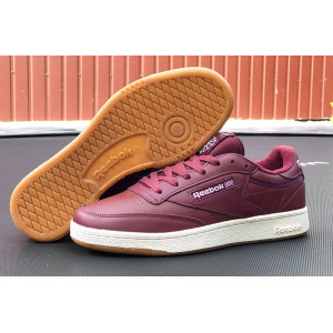 Купить Мужские кроссовки Reebok Club C 85 Shoes бордовые