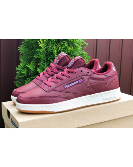 Мужские кроссовки Reebok Club C 85 Shoes бордовые
