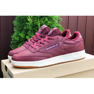 Купить Мужские кроссовки Reebok Club C 85 Shoes бордовые в Украине