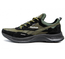 Мужские кроссовки Reebok Flexlight зеленые с черным