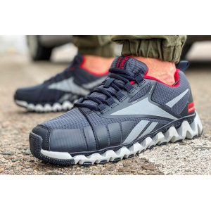 Купить Мужские кроссовки Reebok Zigwild TR темно-синие с красным