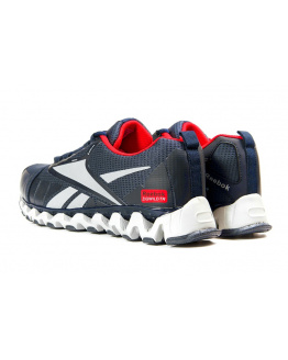 Мужские кроссовки Reebok Zigwild TR темно-синие с красным