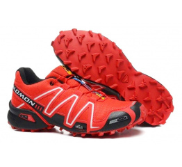 Мужские кроссовки Salomon Speedcross 3 красные