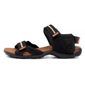 Купить Мужские сандалии Nike черные с оранжевым