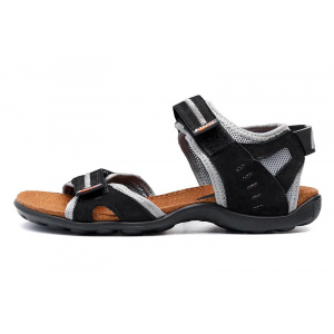 Купить Мужские сандалии Nike черные с серым