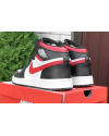 Купить Мужские высокие кроссовки Nike Air Jordan 1 Retro High OG белые с черным и красным