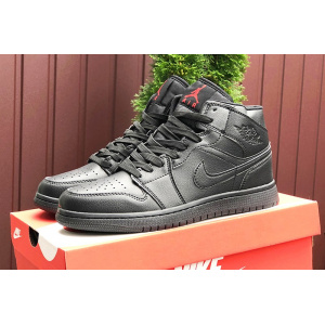 Купить Мужские высокие кроссовки Nike Air Jordan 1 Retro High OG черные