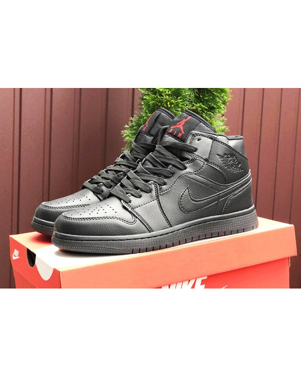 Мужские высокие кроссовки Nike Air Jordan 1 Retro High OG черные