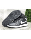 Купить Мужские высокие кроссовки Nike Air Jordan 1 Retro High OG черные с белым