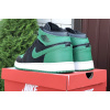 Купить Мужские высокие кроссовки Nike Air Jordan 1 Retro High OG черные с зеленым