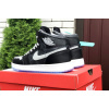 Купить Мужские высокие кроссовки Nike Air Jordan 1 Retro High OG x Louis Vuitton черные с серым