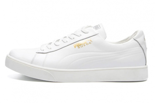 Мужские кроссовки Puma Suede белые (white)