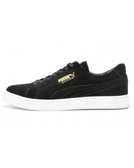 Мужские кроссовки Puma Suede черные (black seude)