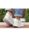 Купить Мужские кроссовки Reebok Classic Leather Legacy белые с бежевым