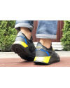 Купить Мужские кроссовки Reebok Classic Leather Legacy черные с желтым