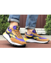 Купить Мужские кроссовки Reebok Classic Leather Legacy коричневые с фиолетовым