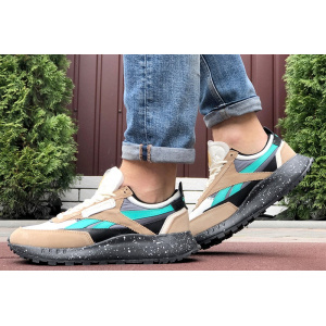 Мужские кроссовки Reebok Classic Leather Legacy коричневые с серым
