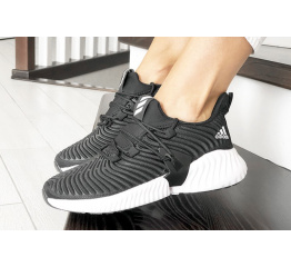 Купить Женские кроссовки Adidas AlphaBOUNCE Instinct черные с белым
