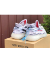 Купить Женские кроссовки Adidas Yeezy Boost 350 V2 SPLY-350 белые с черным
