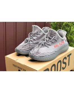 Женские кроссовки Adidas Yeezy Boost 350 V2 SPLY-350 серые