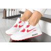 Женские кроссовки Nike Air Max 90 белые с красным