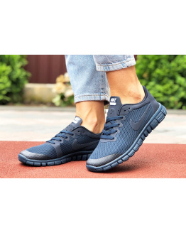 Женские кроссовки Nike Free 3.0 V2 темно-синие