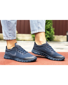 Женские кроссовки Nike Free 3.0 V2 темно-синие