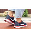Купить Женские кроссовки Nike Free 3.0 V2 темно-синие с белым и красным