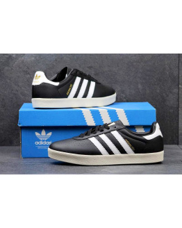 Чоловічі кросівки Adidas 350 чорні з білим
