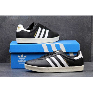 Мужские кроссовки Adidas 350 черные с белым