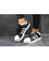 Купить Чоловічі кросівки Adidas Classics Superstar чорні з білим