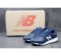 Мужские кроссовки New Balance 247 Luxe темно-синие с белым